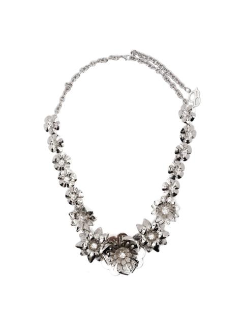 Blumarine flower-chain necklace