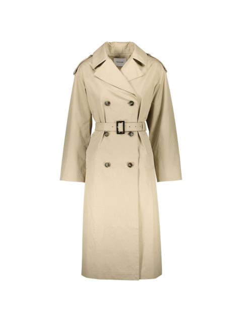 Yves Salomon cotton gabardine trench coat