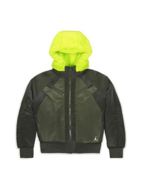 Jordan (WMNS) Air Jordan Reversible Bomber Jacket Asia Edition 'Green' CQ6658-325