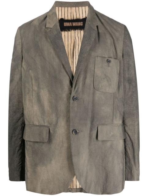 faded effect blazer