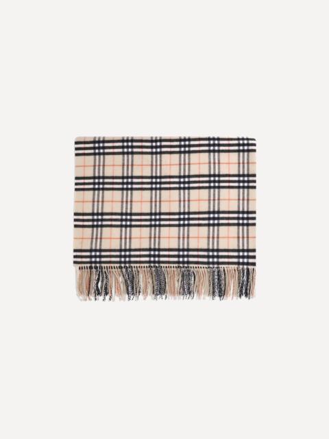 Burberry Check wool Blanket