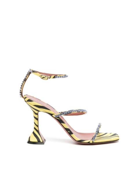 Gilda 80mm zebra-print sandals