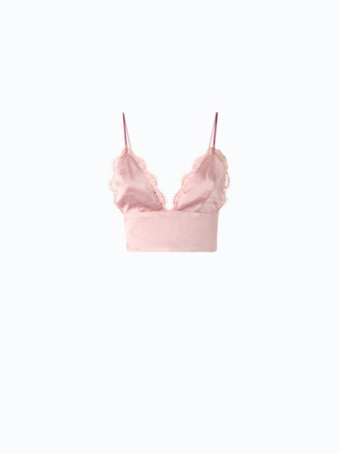 PINKO BUSTIER TOP WITH SPAGHETTI STRAPS