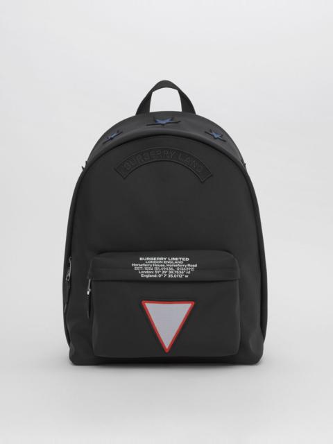 Burberry Badge Appliqué Nylon Backpack