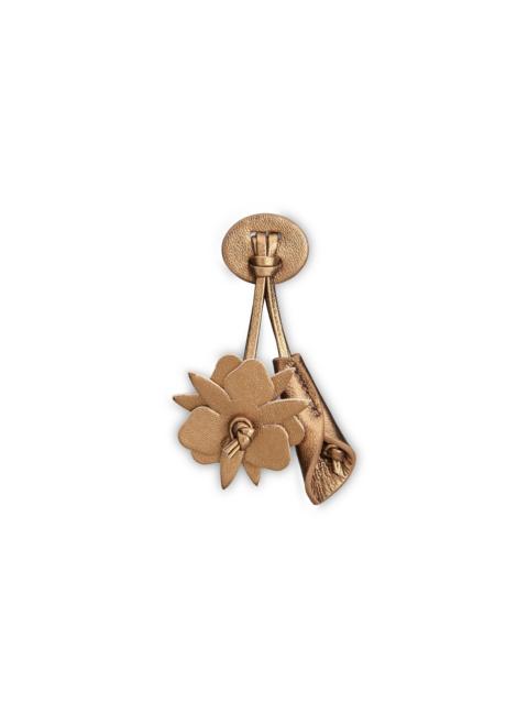 Santoni Bronze leather Santoni Flora Metal tassels
