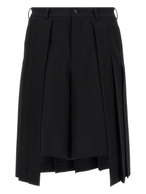 Comme des Garçons Homme Plus pleated bermuda shorts