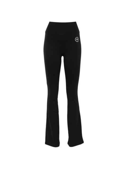 Sporty & Rich SRHWC logo flared-hem leggings