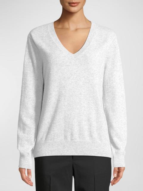 Vince Weekend V-Neck Cashmere Pullover Sweater