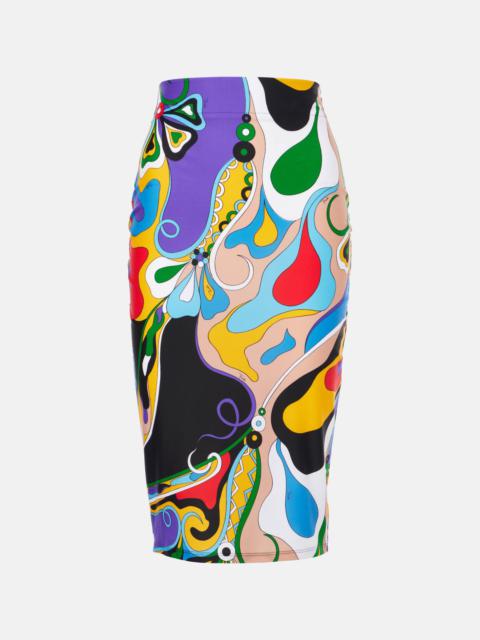 PUCCI Orchidee pencil skirt