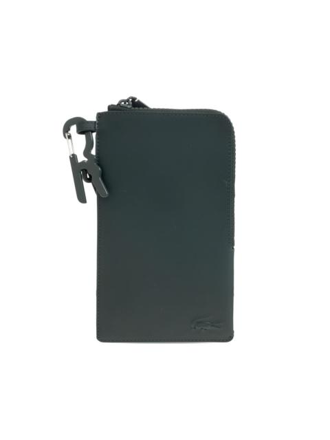 LACOSTE Runway logo-embossed leather wallet