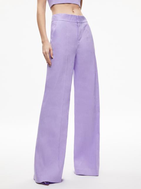 Alice + Olivia DYLAN HIGH WAISTED WIDE LEG PANT