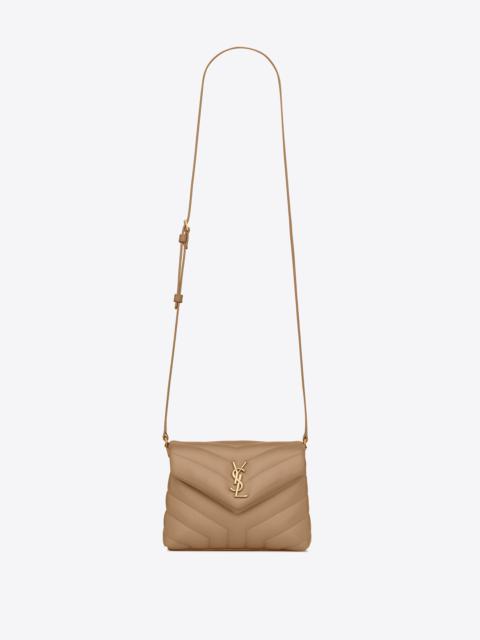 loulou toy strap bag in matelassé  "y" leather