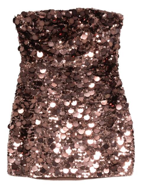 RETROFÊTE sequin-embellished mini dress