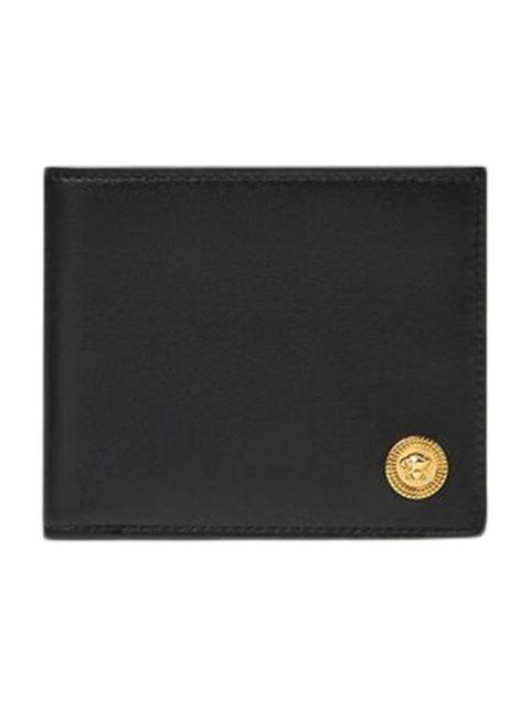 VERSACE Versace Medusa Biggie (6 Card Slot 2 Cash Compartments) Wallet Black/Gold