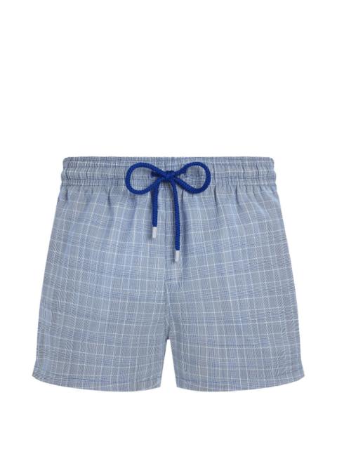 Vilebrequin prince of wales-check swim shorts