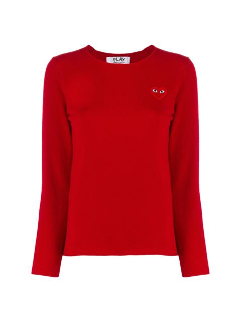 chest logo jumper