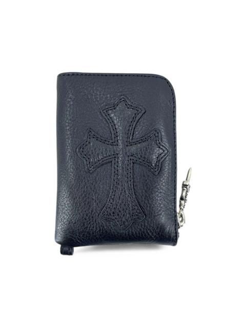 Chrome Hearts cross-patch zip-around coin purse
