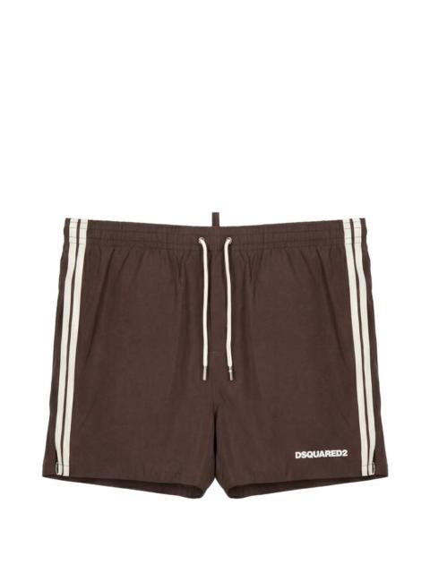 DSQUARED2 logo midi swim shorts