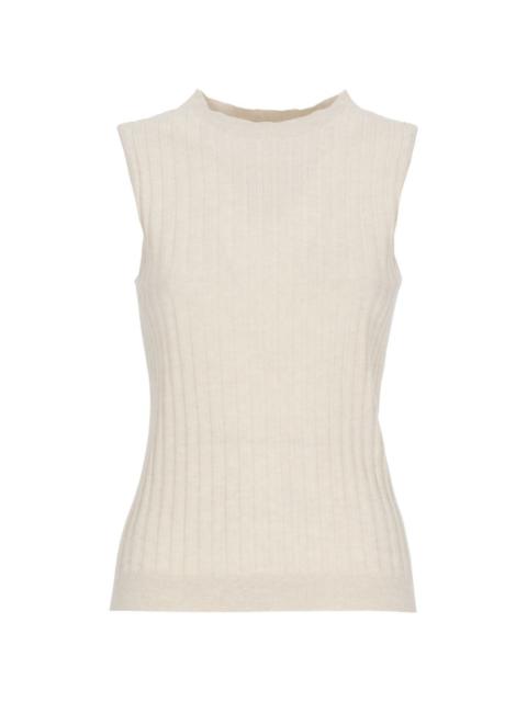 PESERICO ribbed-knit tank top