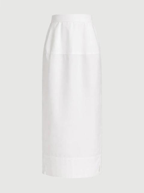 RÓHE SCULPTURAL POPLIN SKIRT
