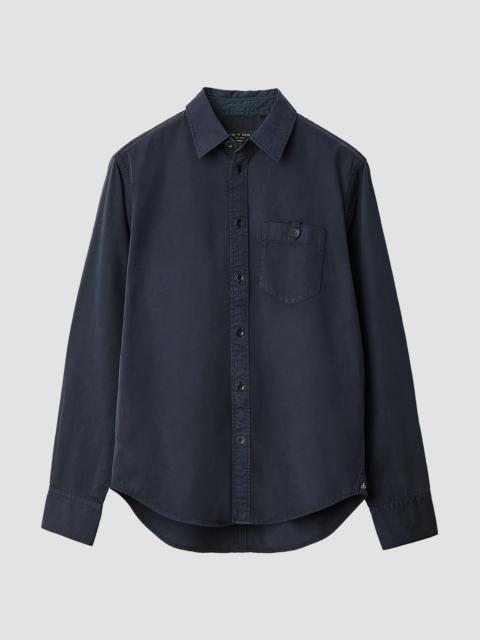 rag & bone Men's Tomlin Stretch-Cotton Long-Sleeve Shirt - Slate Navy