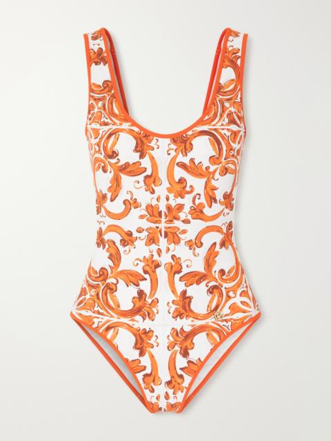 Dolce & Gabbana Printed Swimsuit