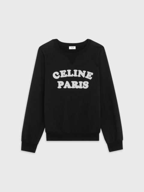 CELINE SWEATER 'CELINE PARIS' IN COTTON CASHMERE