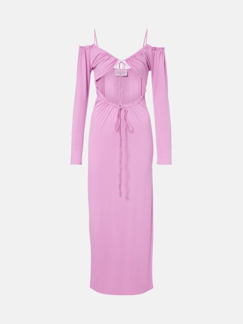 THE ATTICO Cutout maxi dress