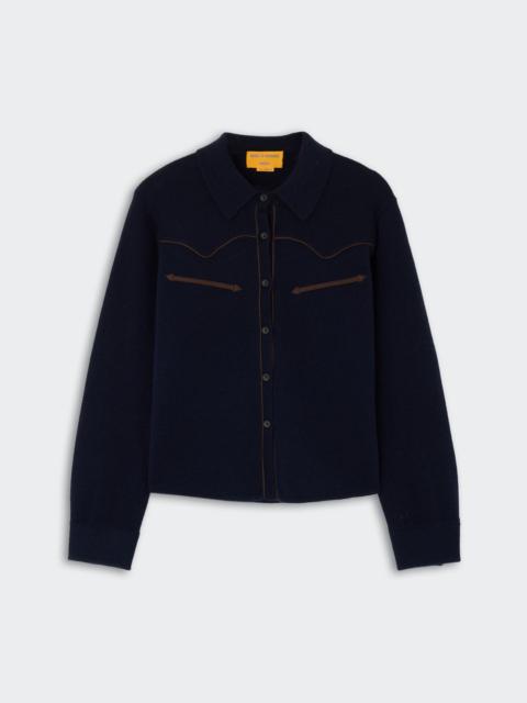 GUEST IN RESIDENCE Cropped Western Shirt