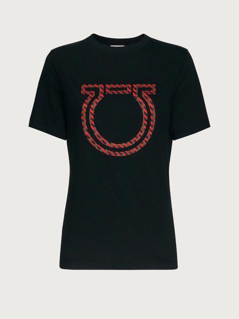 FERRAGAMO GANCINI T-SHIRT