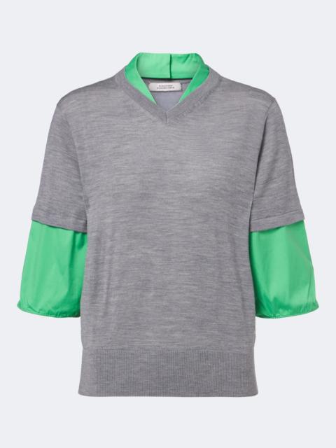 DOROTHEE SCHUMACHER Layered virgin wool top