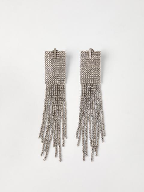 Brunello Cucinelli Frayed earrings in Sterling Silver