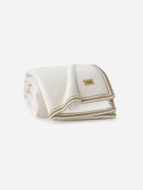 UGG Kirkwood UGG®braid Throw 50X70 Blankets in Mustard Seed