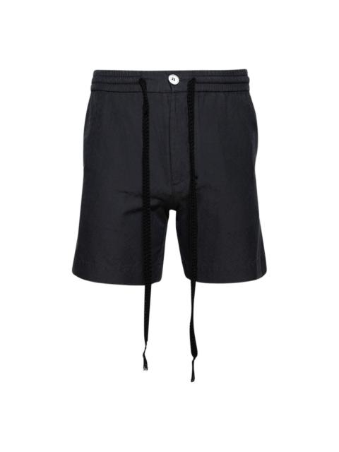 The Elder Statesman drawstring silk shorts