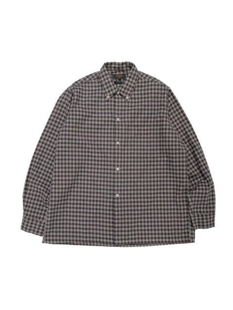 BEAMS PLUS Open B.D. Dobby Plaid Navy