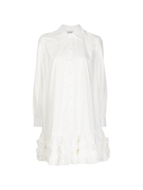 Molly Goddard long-sleeve buttoned shirtdress