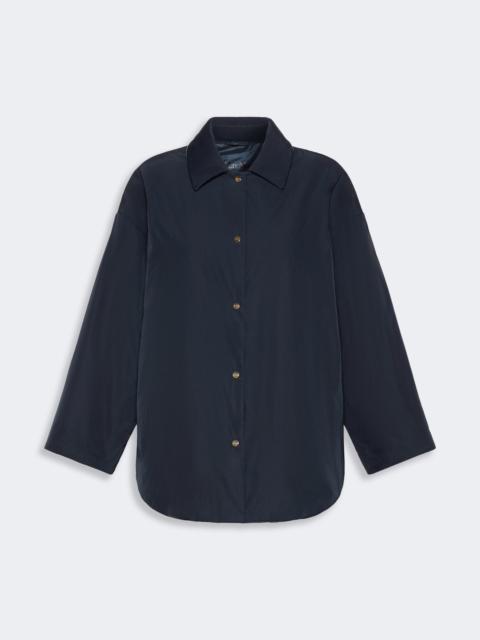Max Mara CARLOTTA Reversible padded jacket in radzmir and water-repellent canvas - ULTRAMARINE