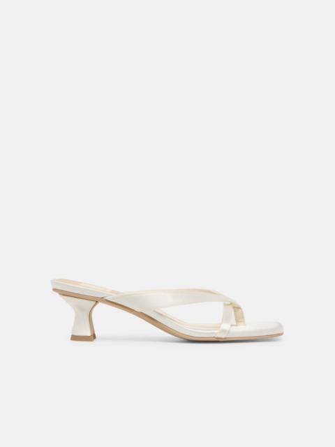 dolce vita BREVEL HEELS TRUE WHITE SATIN