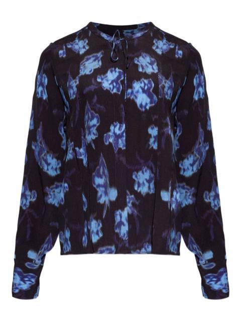 rag & bone floral-print blouse