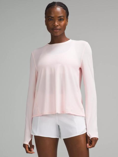 lululemon Mesh Panelled Running Long-Sleeve Shirt