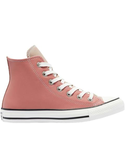 Converse Converse Chuck Taylor All Star Hi Leather Neutral Tones Silt Red Rose