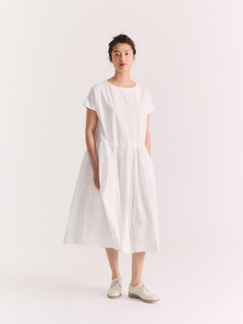 CASEY/CASEY PASHA ROUCH DRESS - PAPER - WHITE