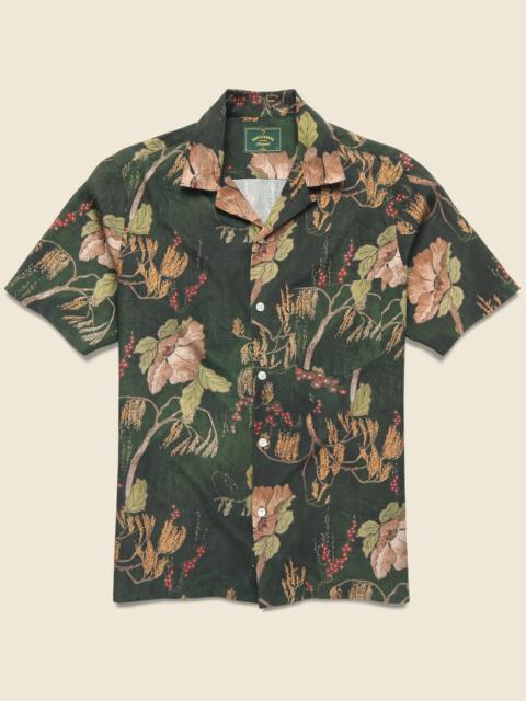 Portuguese Flannel Ambar Camp Shirt - Green