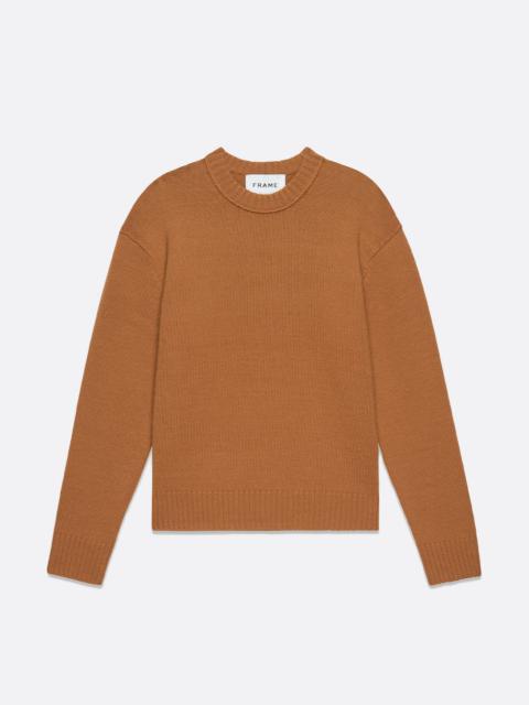 FRAME The Cashmere Crewneck in Rust