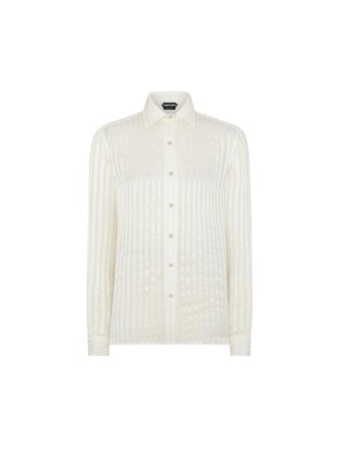 TOM FORD STRIPED SILK SHIRT