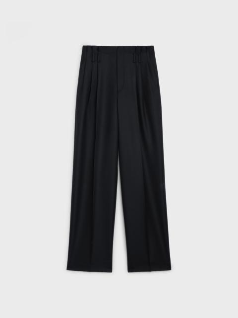 CELINE PAPER BAG PANTS IN WOOL AND MOHAIR