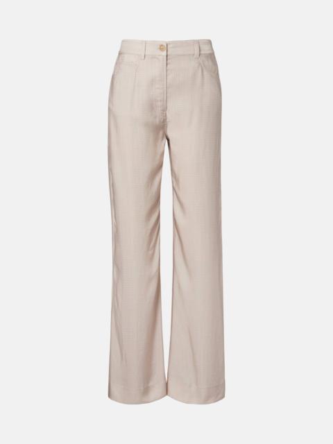 Acne Studios Checked twill straight pants