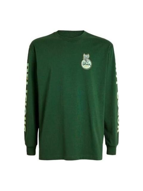 PALACE 궁전 x Harrods 크리스마스 캡슐 긴 소매 티 '녹색' PAL-FW21-386