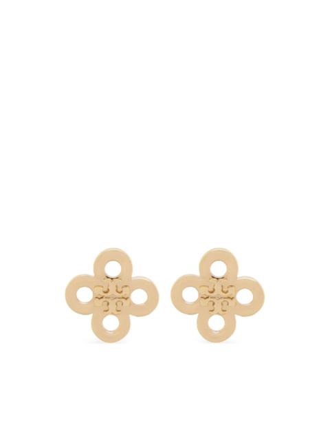 TORY BURCH Forget Me Not clover stud earrings