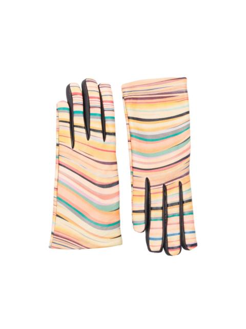 Paul Smith striped gloves